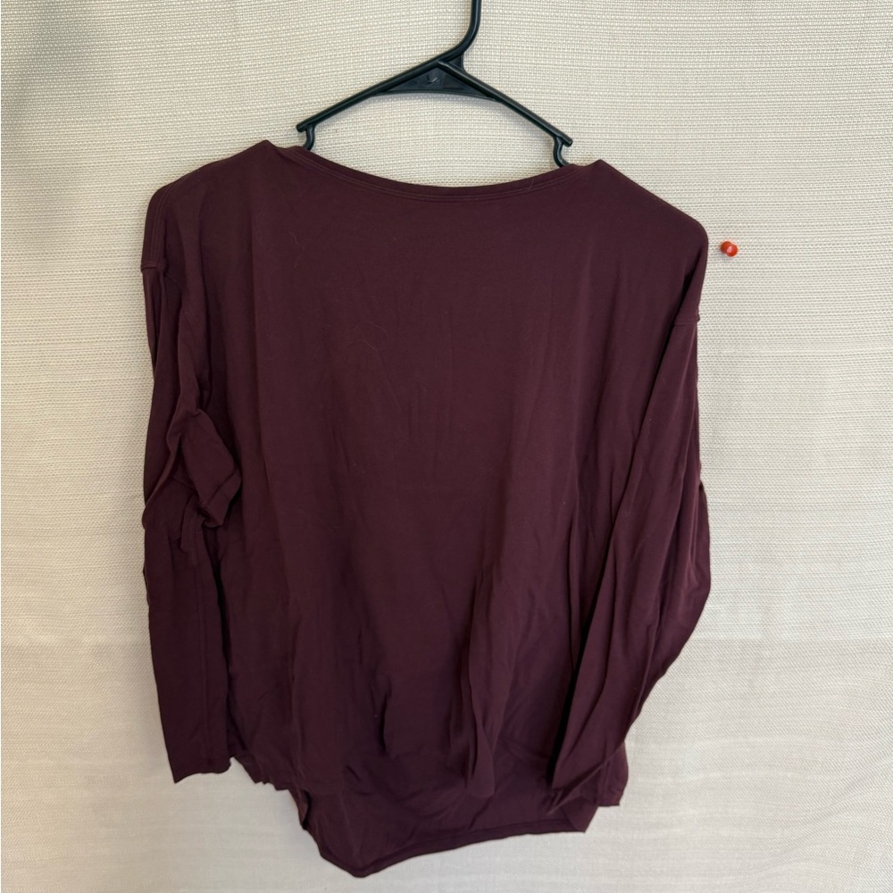 Lululemon Athletica Deep Maroon Blouse